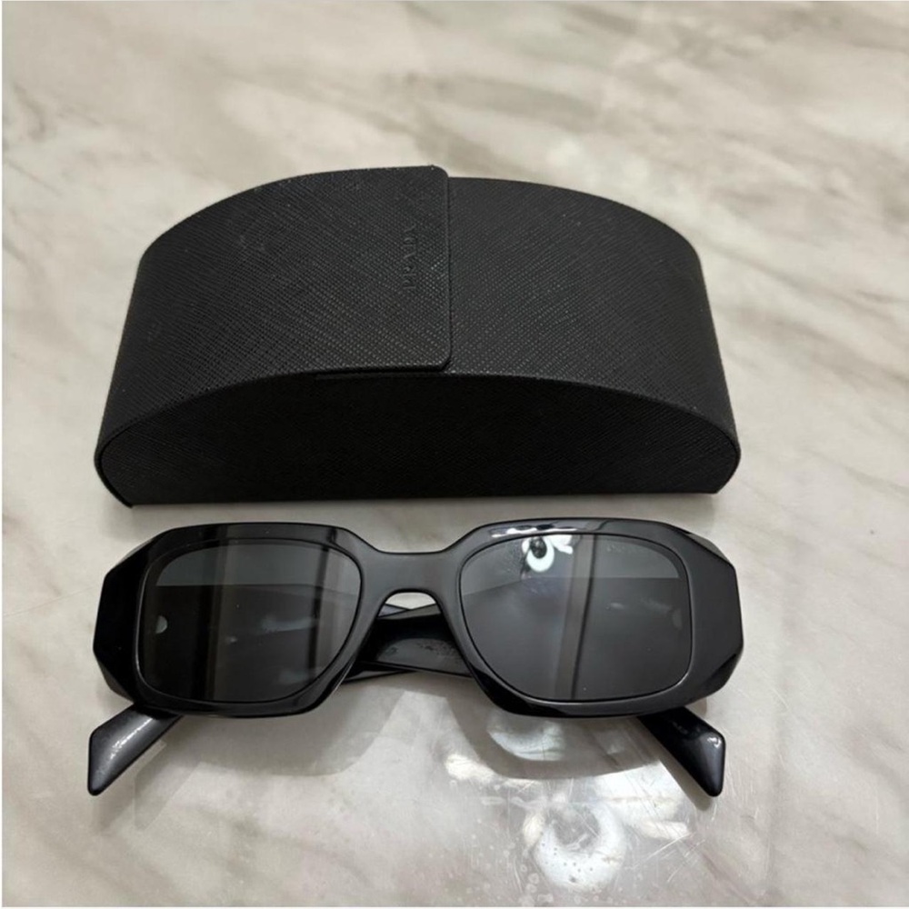 Prada Black PR17WS Sunglasses with Case
